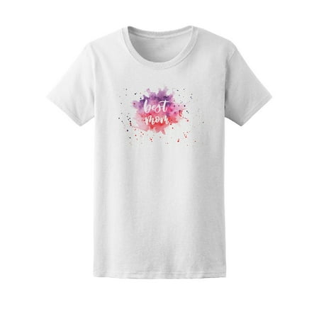 Best Mom Watercolor Love Tee Women's -Image by