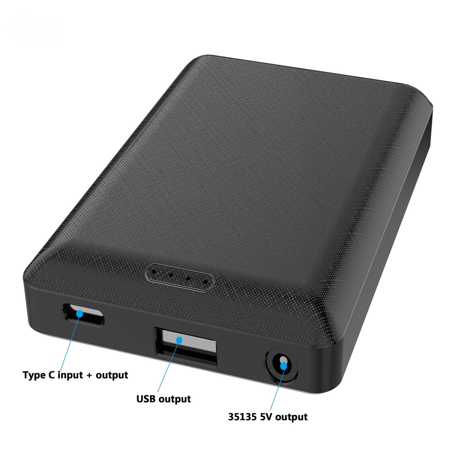 Shinefuture  Power Bank 20000mAh Type-c 3.5mm DC Battery Pack Portable Charger for Heated Vest Coat, 2 Pack