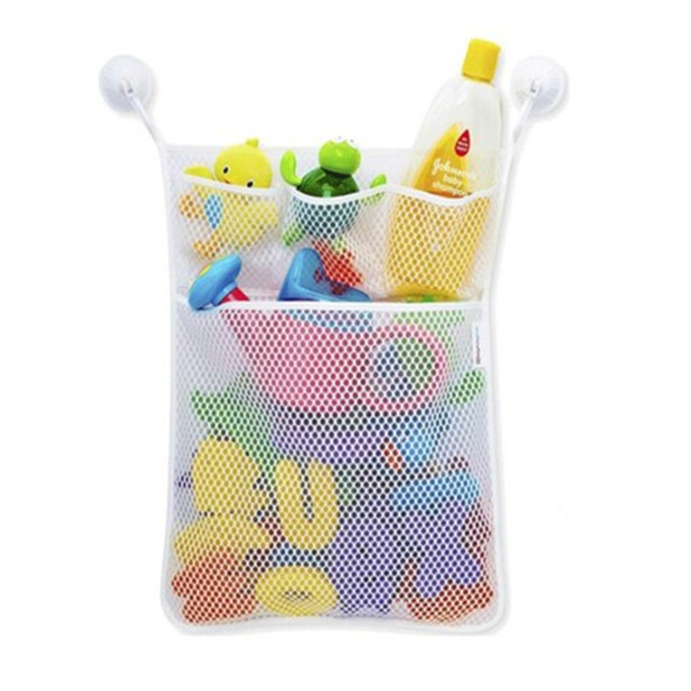 Bath Toy Organizer Storage Bag Bathtub Toy Mesh Net Keeps ...