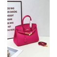 thumbnail image 1 of Bolso Birkin de piel de becerro con patrón de ramita, bolso de gran capacidad con hebilla de bloqueo, bolso Kelly, bandolera de un solo hombro, 2025, 1 of 5