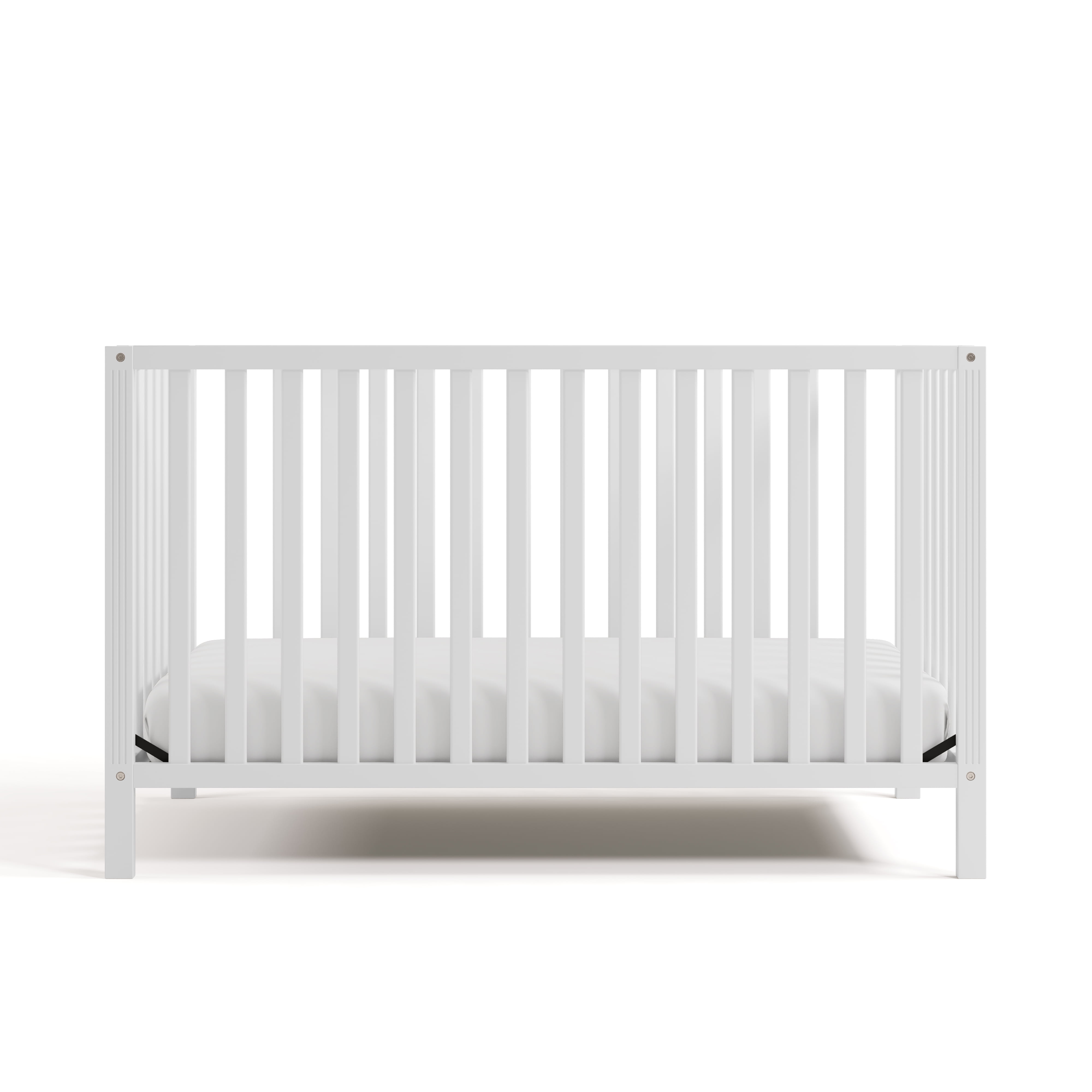 Storkcraft Morningside 5-in-1 Convertible Baby Crib, White