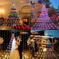 thumbnail image 6 of Outdoor Christmas Decorations Lights, 12FT 344 LEDs Color Changing Smart Waterfall Christmas Tree Lights with Remote & Sync Music, LED String Lights Outdoor Waterproof for Party Wedding Xmas Decor, 6 of 7