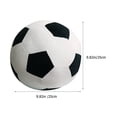 thumbnail image 2 of Juguete de peluche creativo con forma de balón de fútbol, juguete de dibujos animados de fútbol, juguete de peluche de fútbol, 2 of 7