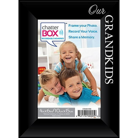 Chatterbox "Our Grandkids" 4x6 Photo Frame, Black