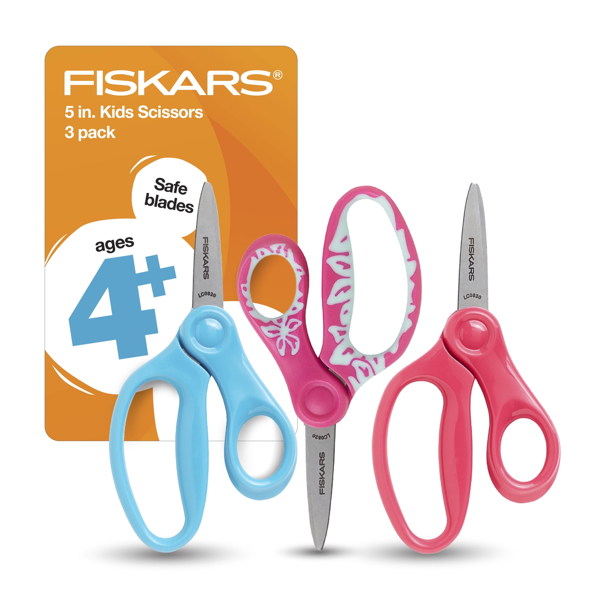 Fiskars Kids Scissors Pointed-tip (5') - 3 Pack