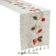 thumbnail image 3 of Camino de Mesa Hueco con Campanas Navideñas, Funda con Borlas, Toalla Envolvente, Tapete Aislante de Ganchillo, Ideal para Decoración Navideña., 3 of 7