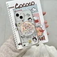 thumbnail image 5 of Bonita funda magnética con dibujos animados de Snoopy y Charlie Brown con carga inalámbrica Magsafe para iPhone 15, 14, 13, 12 y 11 Pro Max, 5 of 5