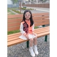 thumbnail image 3 of Chaqueta Disney Princess Moana Varsity para niñas 3T naranja, 3 of 7