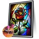 thumbnail image 5 of Pintura de diamante 5D DIY Taladro redondo completo Vitral Rose Kit Decor (sz4136), 5 of 9