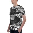 thumbnail image 3 of Batman Men's T Shirt Summer Casual Fashion Unisex Short Sleeve Graphic Crew Neck Tees Tops, 3 of 8