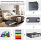 thumbnail image 5 of Organizadores para Colocar Bajo la Cama con Ventana y Asa Reforzada,Cremallera Resistente,Almacenaje Bajo la Cama de Tejido Transpirable,para Edredones,Mantas,Ropa de Cama (Gris 2), 5 of 7