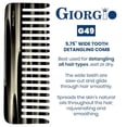 thumbnail image 2 of Peineta desenredante Giorgio G49 Graphite Large para cabello, 2 of 7