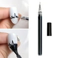 thumbnail image 4 of Pluma de graffiti de arte de uñas Zulema Color negro, 4 of 8