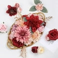 thumbnail image 5 of Artificial Flowers Combo Silk Mix Peony Rose Hydrangea Daisy Fake Spring Flowers w/Stem for DIY Wedding Bouquets Centerpieces Arrangements Table Decor Party Bridal Baby Shower Home Decor A, 5 of 5