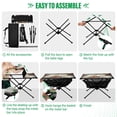 thumbnail image 3 of BZSMCE Camping Tables Simple Folding Table Companions in Bloom Pattern Size:23.6*15.7in, 3 of 7