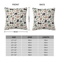 thumbnail image 3 of Rateoe Black Cat And Snake Pattern Throw Pillow Cover Premium Pillow Stuffer Sham Square for Decorative Cushion Bed Couch Sofa(Pillow insert not included), 3 of 8