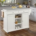 thumbnail image 6 of Acme Tullarick Kitchen Cart in Stainless Steel & White Finish 47"L x 18"W x 34"H, 6 of 6