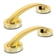 thumbnail image 1 of Suction Cup Grab Bars 2Pcs For Bathroom And Sliding Doors Adhesive No Drilling Safety Handles Golden Removable Handrails, 1 of 5