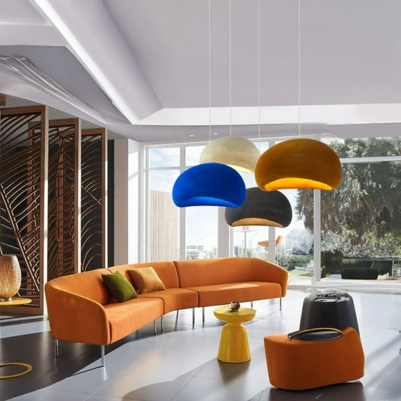 Arturesthome Custom Color Wabi Hanging Light,Minimalist Polystyrene Pendant Light,Kitchen Island Lamps,Interior Bedside Home Decor,Housewarming Gift