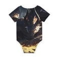 thumbnail image 6 of Rocae Sleeping Dragon In Forest for Baby Cotton Short-Sleeve Bodysuits for Unisex Onesies Bodysuit-6 Months, 6 of 7