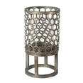 thumbnail image 2 of Privilege Gray Large Candle Lantern, 2 of 2