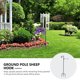thumbnail image 3 of WEUVEB Gancho De Hierro Negro Para De Patio Con Base Firme Y Aspecto Decorativo, 3 of 8