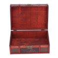 thumbnail image 4 of Fyydes Wood Jewelry Box, Jewelry Storage Chest,Classical Wooden Jewelry Storage Box Chest Case Holder Organizer with Lock, 4 of 8