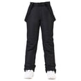 thumbnail image 3 of Pantalones de esquí para hombre y mujer, pantalones de esquí con correa, de invierno, resistentes al viento, repelentes al agua, cálidos y gruesos, pantalones de snowboard dobles, 3 of 6