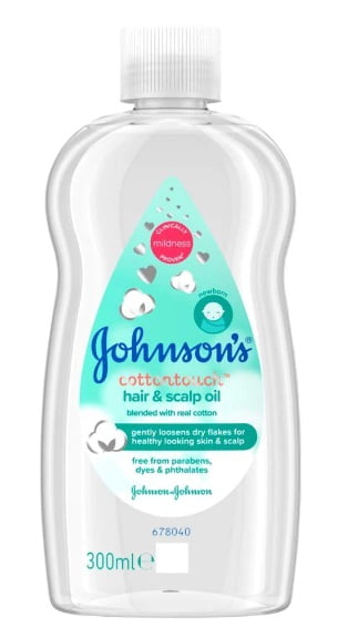 Johnson's Baby Oil Cotton Touch Hair & Scalp Oil 300Ml