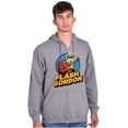 thumbnail image 5 of Flash Gordon Vintage Space Comic Hero Zip Up Hoodie Men's Women's Brisco Brands S, 5 of 6