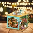 thumbnail image 4 of BESTSKY Dollhouse Miniature House Kit with Furniture and LED,DIY Wooden Dollhouse Tiny House Building Set for Adults and Teens,Creative Room Decor Gift for Family and Friends (Kitchen), 4 of 7