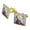 Gold, variant on DC Super Hero Girls Supergirl Square Cufflink Set - Silver or Gold