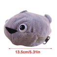 thumbnail image 3 of Cartoon Wallet Coin Bag Cash Small Change Zipper Wallet Cute Fish Shape Coin Purse Mini Headset Key Pouch for Kids Teen, 3 of 4