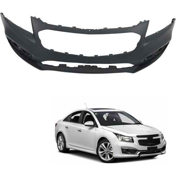 Genrics Bumper Cover Plastic Front Replacement for 2015 Cruze 2016 Cruze Limited GM1000976 94525910