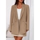 thumbnail image 5 of Blazer PRETTYGARDEN Caqui Cruzado con Bolsillos XL, 5 of 8