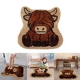 thumbnail image 4 of Carpet Funny Cattle Cute Cattle Floormat Special Cattle Shape Doormat For Home Living Room Bathroom Cute Rug, 4 of 6