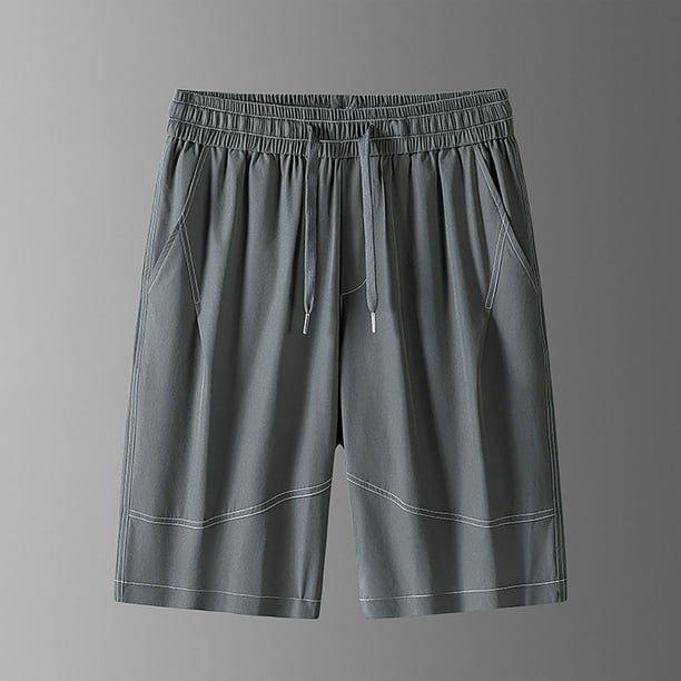 pstuiky Abreviatura para hombres, Pantalones cortos casuales, transpirables y de uso diario para hombre, para playa y exteriores Pantalones cortos de golf