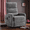 Dark Grey, variant on Heat Massage Manual Recliner Chair, 360° Swivel Rocking Recliner with 8-Point Massage & Lumbar Heat, Manual Handle, Chenille Fabric, Medium-Firm, for Living Room, Elderly, Gift for Parents, Orange