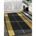 thumbnail image 3 of Ahgly Company Machine Washable Indoor Round Transitional Midnight Gray Area Rugs, 3' Round, 3 of 7