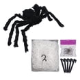 thumbnail image 1 of Decoración de Halloween Decoraciones de Halloween Decoraciones de Halloween - Telaraña 16x15 pies Mega triangular Decoración de cementerio al aire libre Conjunto de telaraña(Buy 2 Get 1 Free), 1 of 2