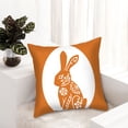 thumbnail image 1 of Hbdhejl Easter Pillowcase Sofa Pillow Living Room Decoration Printed Rabbit Pillow, 1 of 8