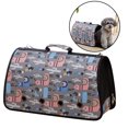thumbnail image 1 of Pet Carrier Foldable Breathable Alpaca Pattern Pet Travel Carrier for Cats Dogs, 1 of 8