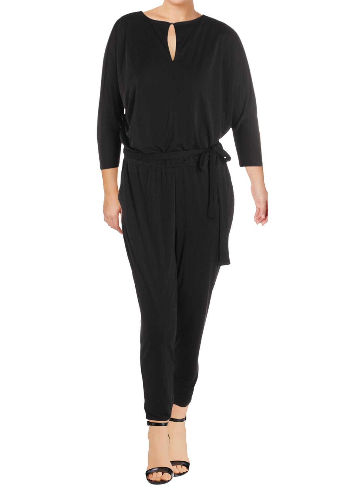 quarter sleeve jumpsuit