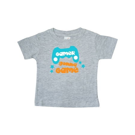 

Inktastic Gamer Gonna Game Joystick Joypad - Orange Blue Gift Baby Boy or Baby Girl T-Shirt