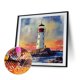 thumbnail image 2 of Cuadros Decorativos 5D DIY taladro redondo completo diamante pintura faro decoración del hogar arte artesanal Wdftyju  de costura negro 4 estilos, 2 of 8