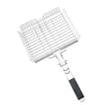 thumbnail image 2 of Cesta para Parrilla Perfecl Doble Capa Portátil Herramienta de Cocina para Acampar 55 cm x 31 cm x 5,5 cm, 2 of 8