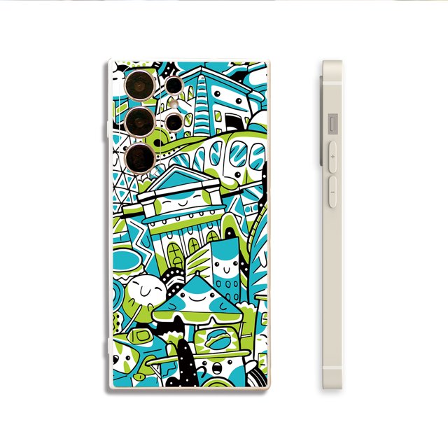 Funda de TPU a prueba de golpes con diseño creativo y minimalista para iPhone: ¡destácate entre la multitud!
