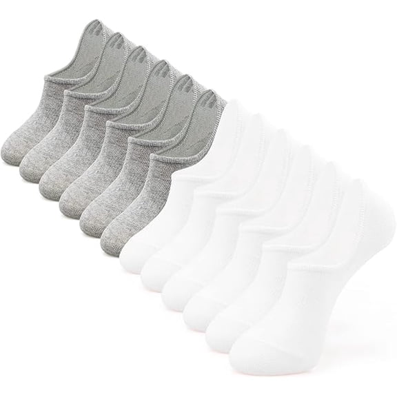 Eryueer No Show Socks Women & Men Low Cut Ankle Short Anti-slid Athletic Running Casual Invisible Liner Socks