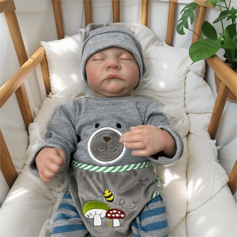 Dayoff Kids Lifelike Reborn Baby Dolls - 18 Inch Realistic Baby Doll (No Accessories) For Kids Age 3+