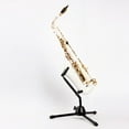 thumbnail image 3 of Tripod Holder Stand Metal Leg Detachable Portable Foldable for Tenor/Alto Sax Saxophone, 3 of 3